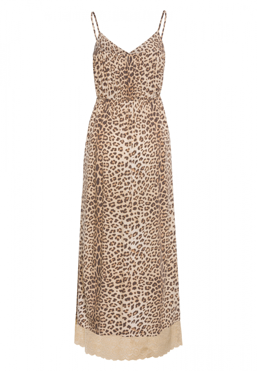 Maxi dress with Leo-print | Dresses & Skirts | Fashion