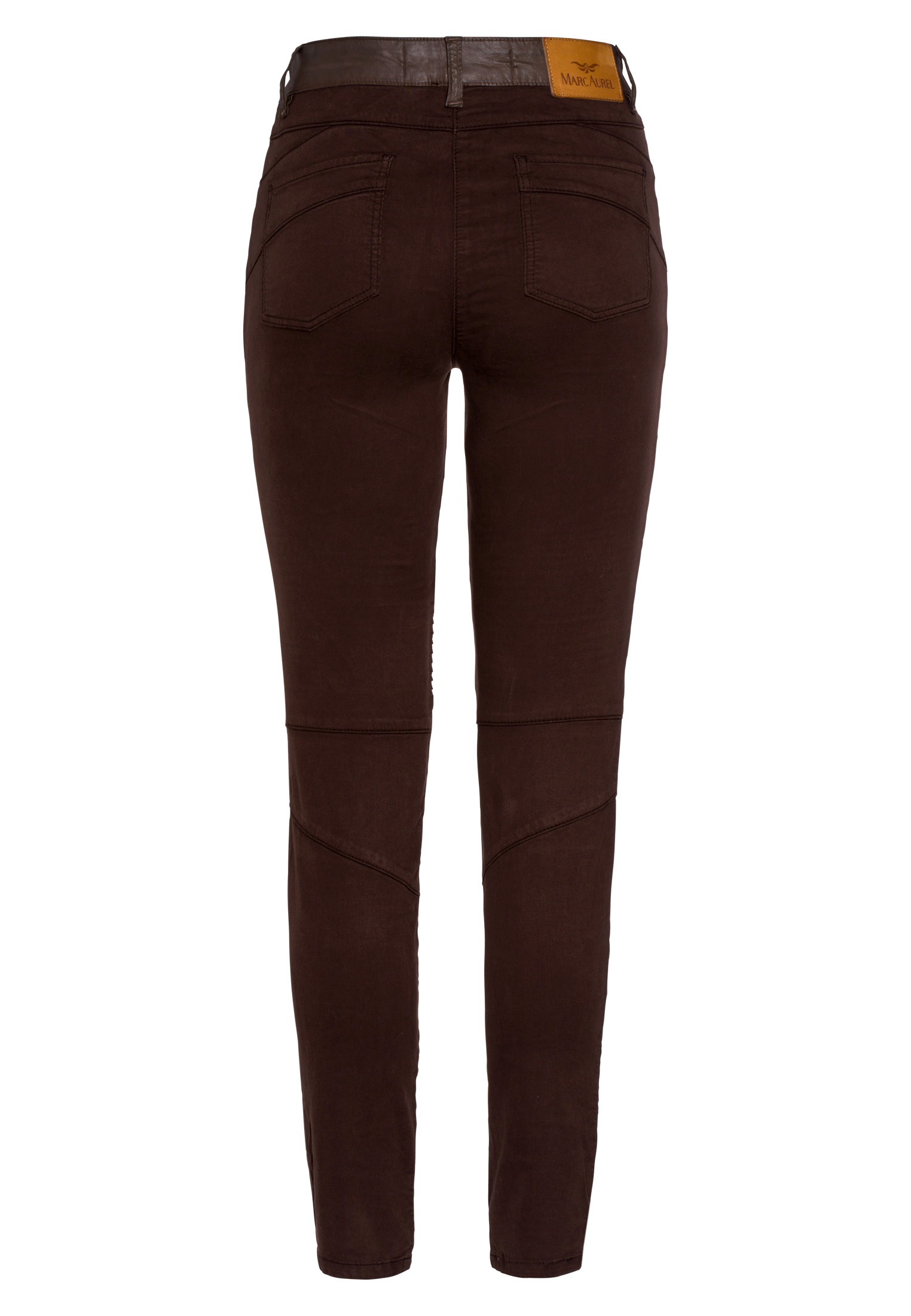 Biker trousers with imitation leather waistband | Trousers & Jeans ...