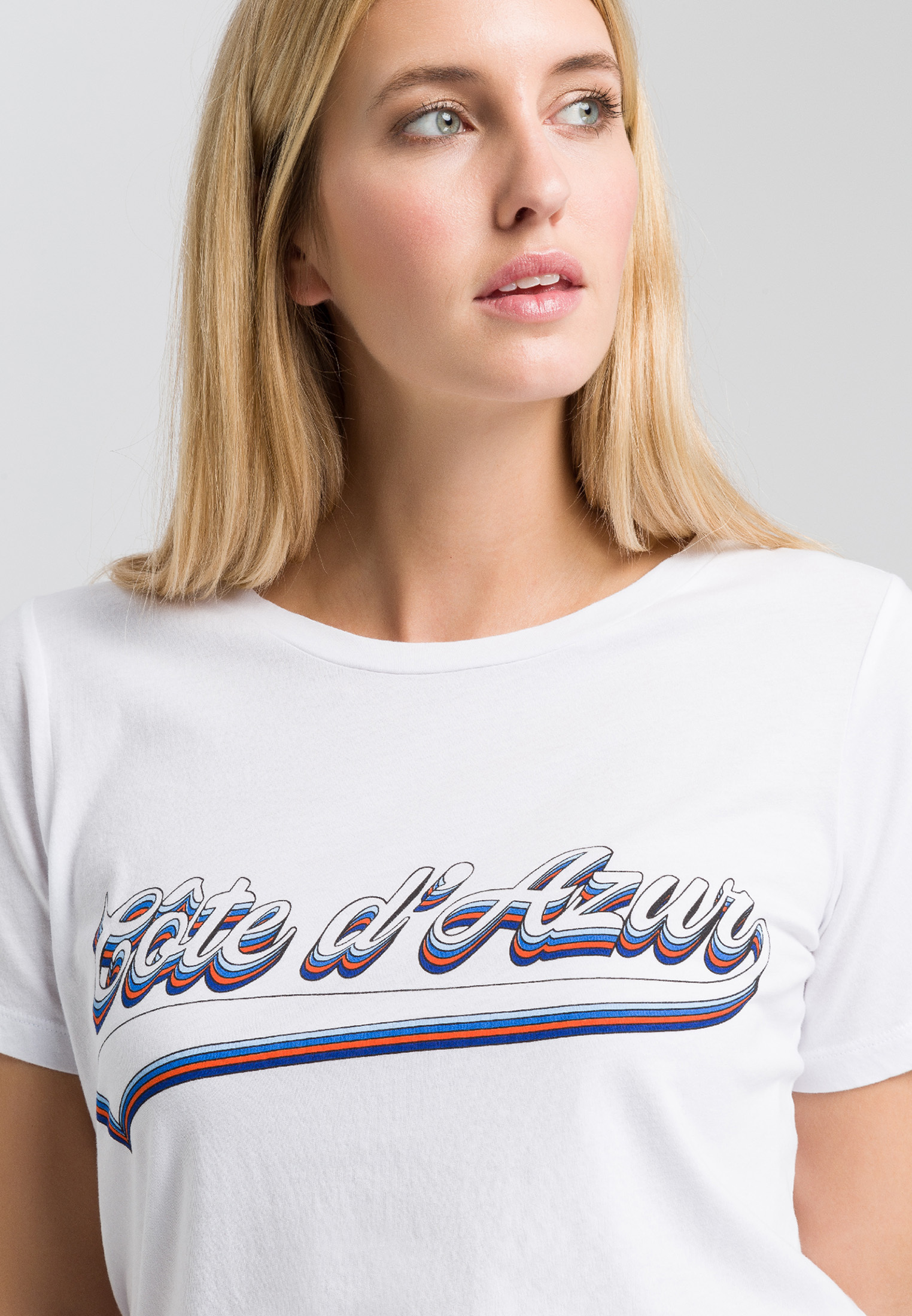 T-shirt with Côte d'Azur print | Shirts | Fashion