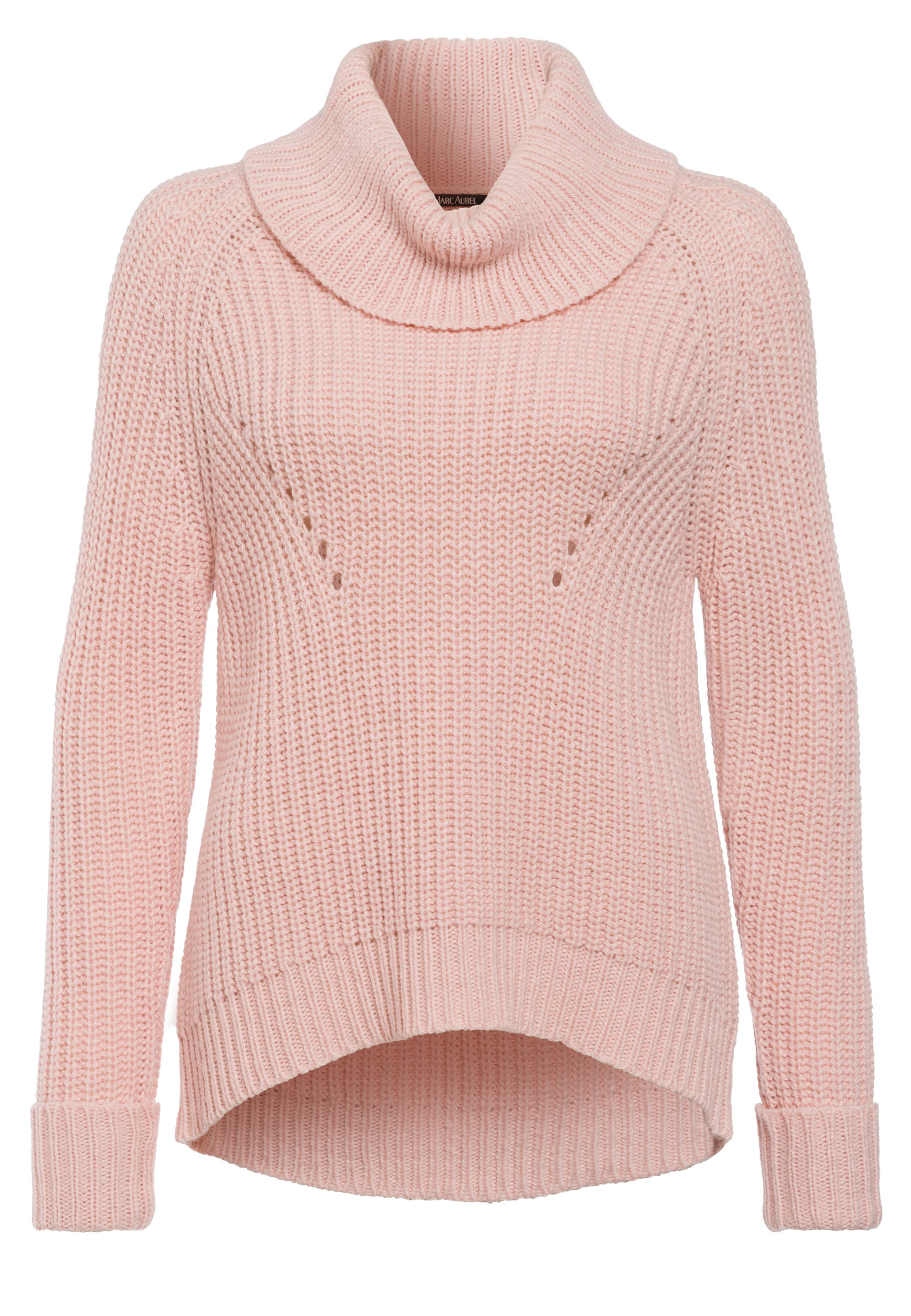 Jumper with large rolled collar | Knitwear | Fashion